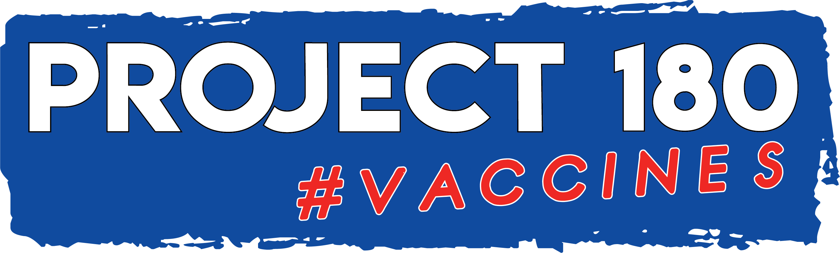 Project180 #Vaccines Logo